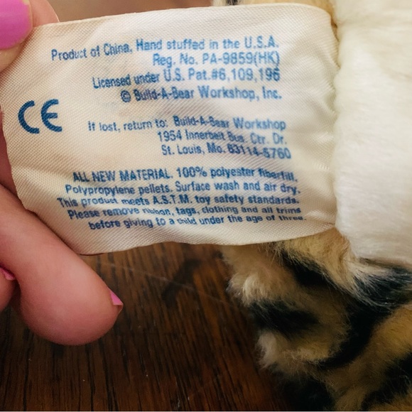 Build A Bear Girl Scout WWF 2007 Leopard Cat plush World Wildlife Fund S… - Picture 10 of 16